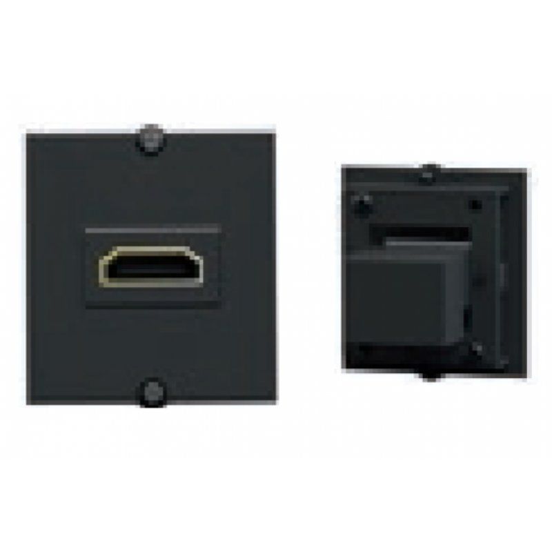 Bachmann 917.146 socket-outlet HDMI Black