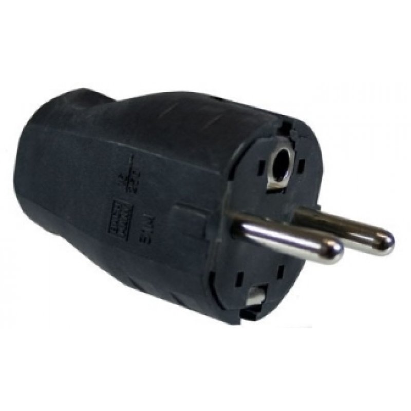 Bachmann 910.100 electrical power plug Type F Black 2P E
