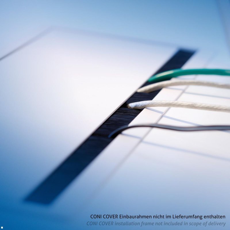 Bachmann CONI COVER Straight cable tray Black