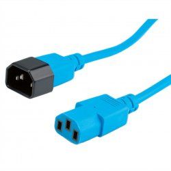 Secomp 19.08.1522 power cable Blue 1.8 m C14 coupler C13 coupler