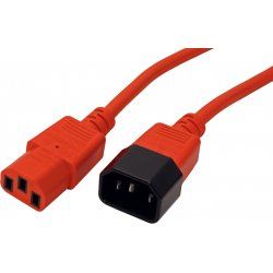 ROLINE CORDON C13-C14 ROUGE 0,8M