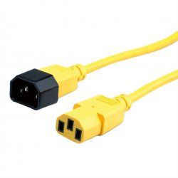 ROLINE 19.08.1532 câble électrique Jaune 3 m IEC 320