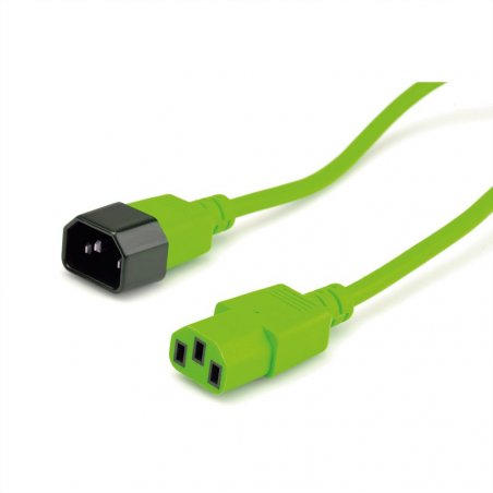 ROLINE 19.08.1534 power cable Green 3 m IEC 320