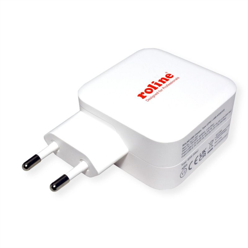 ROLINE 19.11.1041 mobile device charger Universal White AC Fast charging Indoor