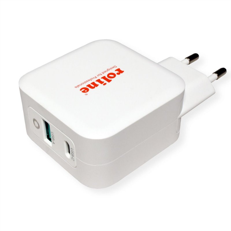 ROLINE Chargeur USB 2P,C USB AF(QC3.0) max. 65W