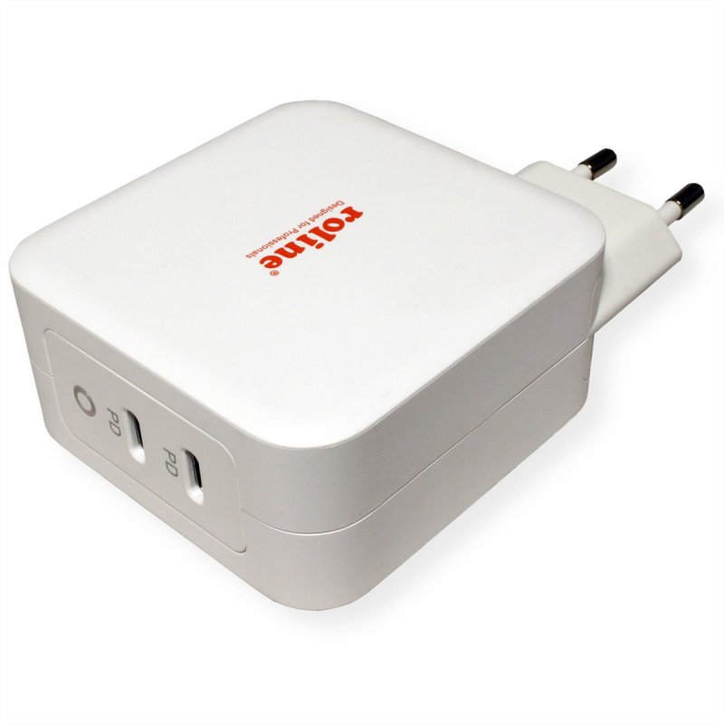 ROLINE 19.11.1053 chargeur d'appareils mobiles Universel Blanc Secteur Charge rapide Intérieure
