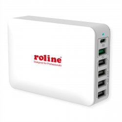 ROLINE 19.11.1055 chargeur d'appareils mobiles Universel Blanc Secteur Charge rapide Intérieure