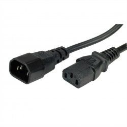 ROLINE 19.44.1011 power cable Black 1.8 m IEC C14 IEC C13