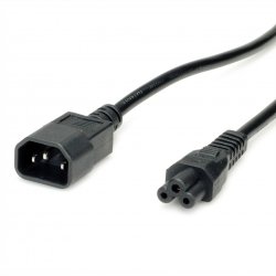 Value 19.99.1119 power cable Black 1.8 m C14 coupler C5 coupler