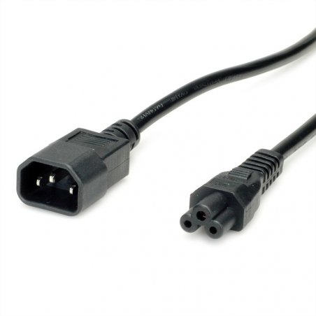 Value 19.99.1119 power cable Black 1.8 m C14 coupler C5 coupler