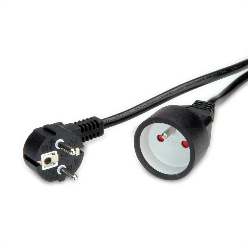 Value 19.99.1170 power cable Black 3 m CEE7/7 CEE7/5