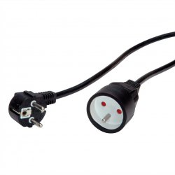 Value 19.99.1172 câble électrique Noir 10 m CEE7/7