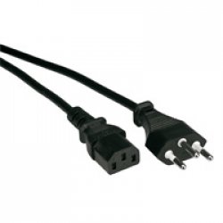 Value Power Cable, Straight IEC, black, 1.8m, CH 1,8m