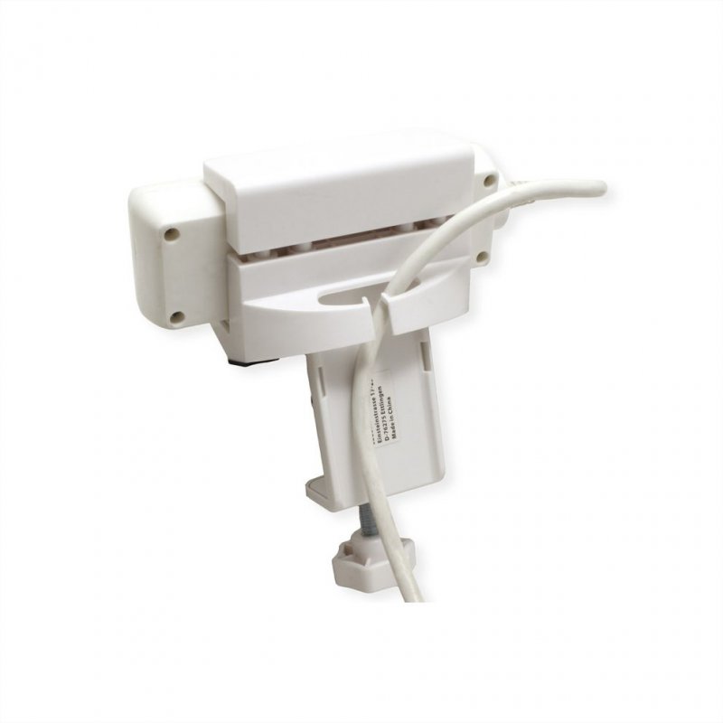 VALUE Support multiprise, pince, blanc