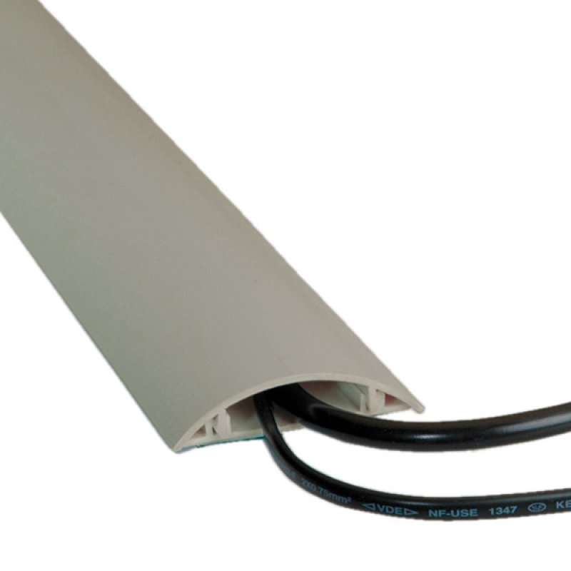 VALUE Passe-câbles fermé, 1m, gris