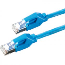 Draka Comteq S/FTP Patch cable Cat6, Blue, 3m networking cable