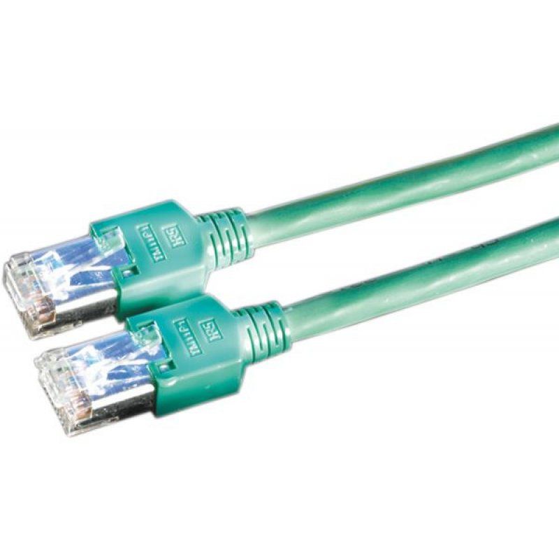 Secomp 21.05.7023 câble de réseau Vert 2 m Cat5e S/FTP (S-STP)