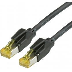 Draka Comteq Cat.6a 1m networking cable Black Cat6a S/FTP (S-STP)