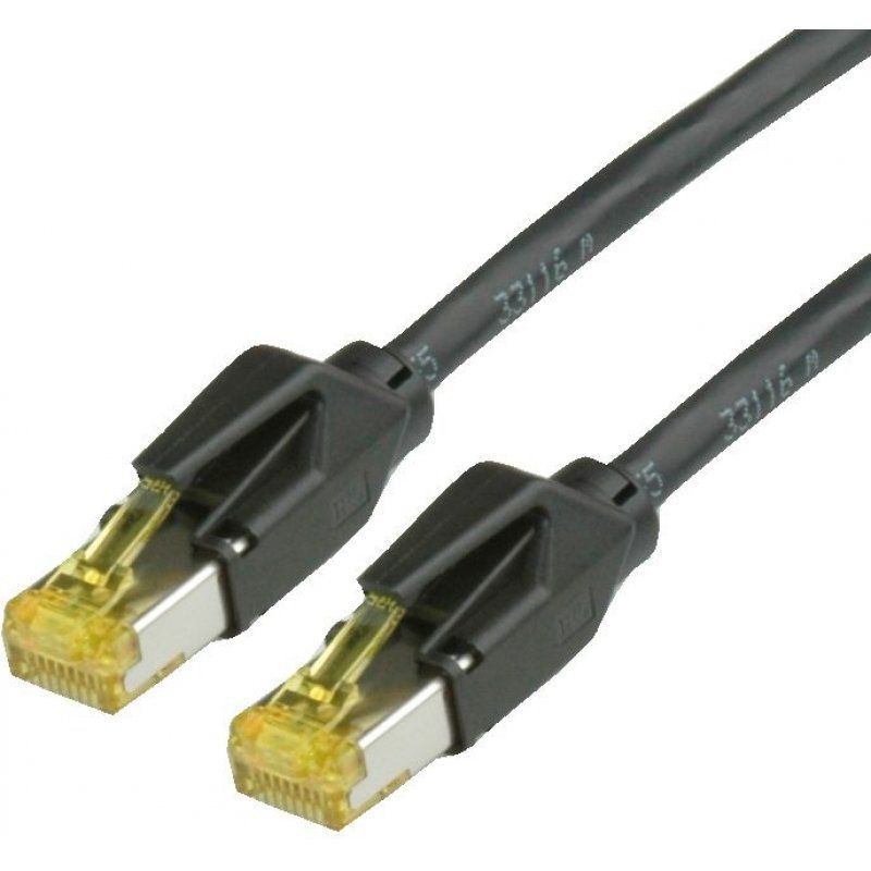 Draka Comteq Cat.6a 10m câble de réseau Noir Cat6a S/FTP (S-STP)