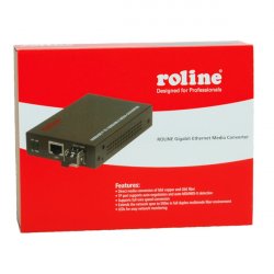 ROLINE Convertisseur Gigabit, RJ-45 - LC (avec module mini-GBIC)