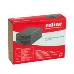 ROLINE RC-100FX/SC Fast Ethernet Converter, RJ-45 to SC, Loop-back