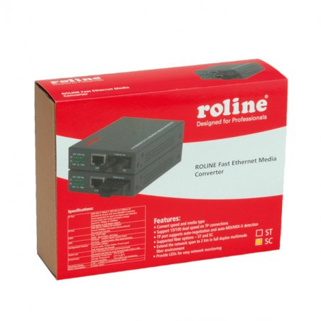 ROLINE RC-100FX/SC Convertisseur,RJ45/SC