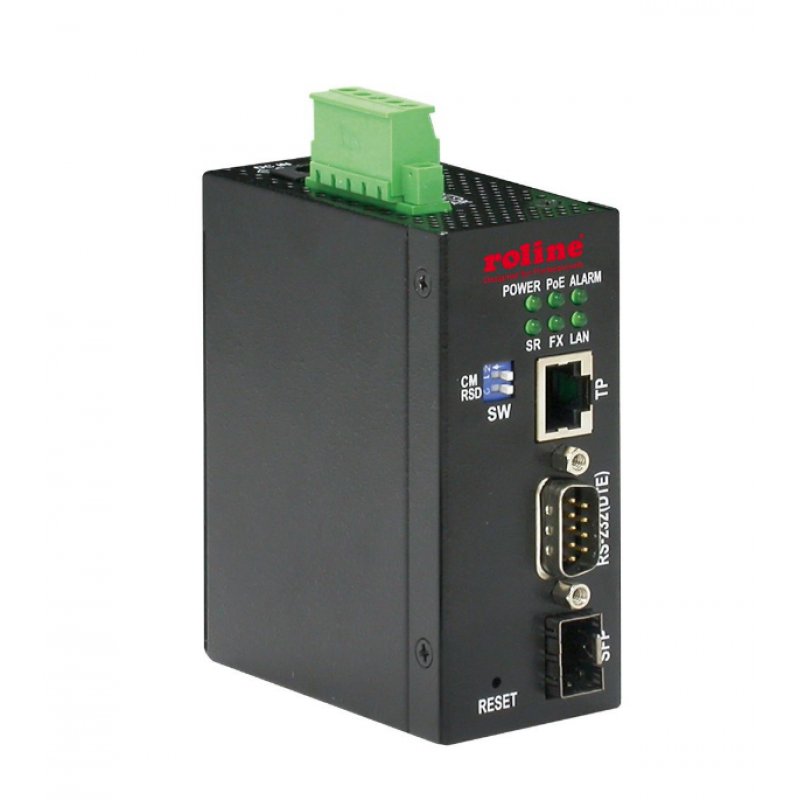 ROLINE Conv Ind. RS232-FO MM, 1x SFP