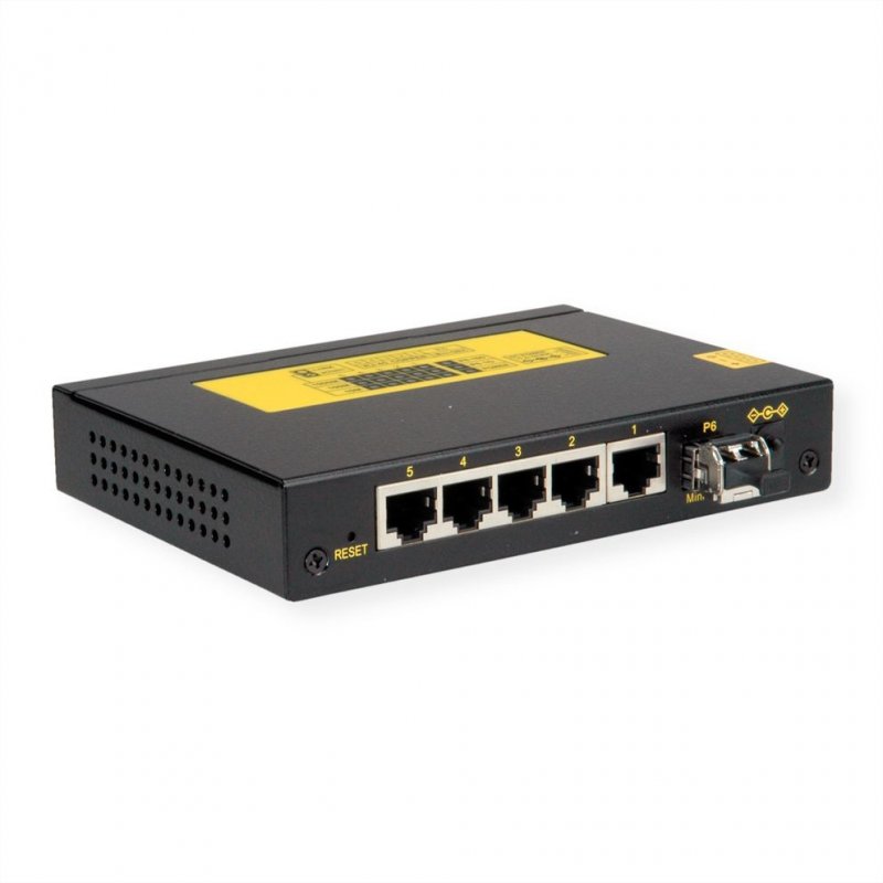 ROLINE 21.13.1162 network switch Gigabit Ethernet (10/100/1000) Power over Ethernet (PoE) Black