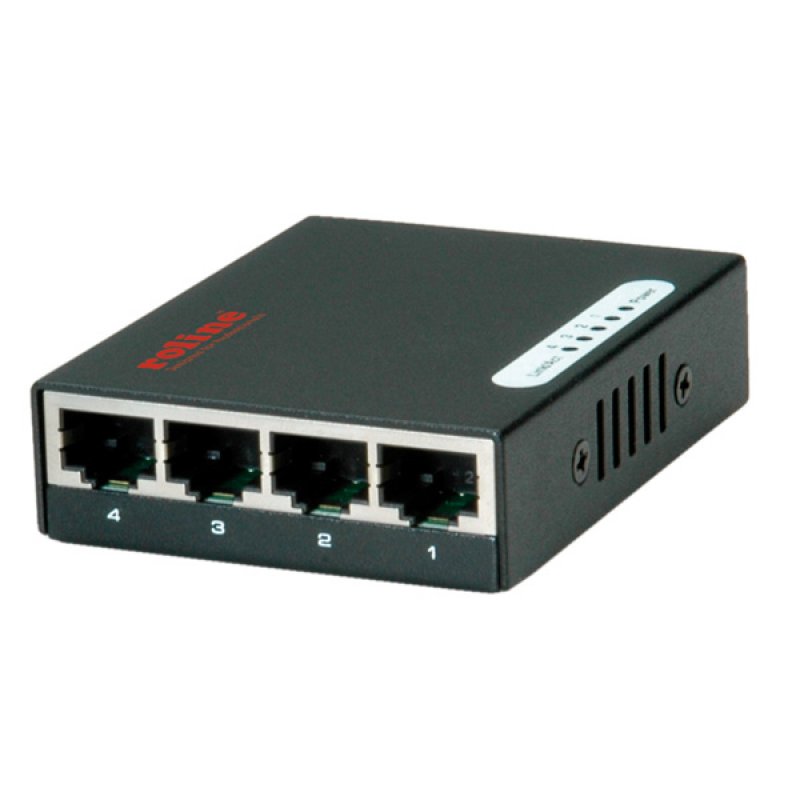 ROLINE Switch Gigabit Eth. Pocket, 4x