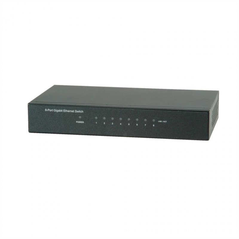 ROLINE Gigabit Ethernet Switch, 8x Ports