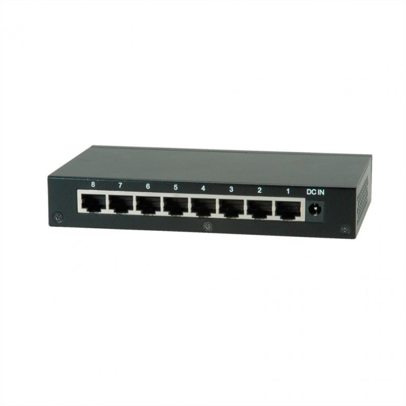 ROLINE Gigabit Ethernet Switch, 8x Ports