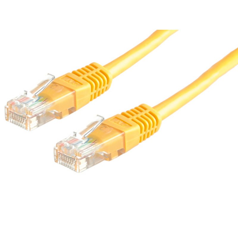 ROLINE UTP Patch Cord Cat.5e, yellow 3m