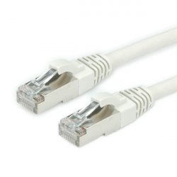 Câble ROLINE S/FTP Cat7, LSOH, avec connect. RJ45 (500MHz/Cl. EA), gris, 3m