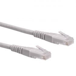 Cordon ROLINE UTP Cat6/Cl. E, gris, 1,5m