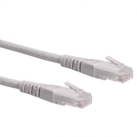 Cordon ROLINE UTP Cat6/Cl. E, gris, 1,5m