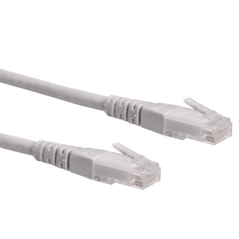 Cordon ROLINE UTP Cat6/Cl. E, gris, 1m