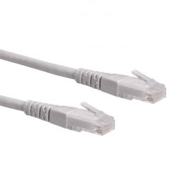 Cordon ROLINE UTP Cat6/Cl. E, gris, 5m