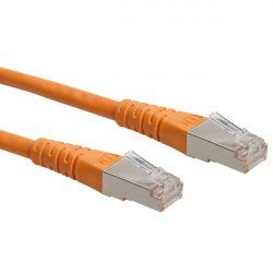 ROLINE S/FTP (PiMF) Patch Cord, Cat.6, orange 0.5 m