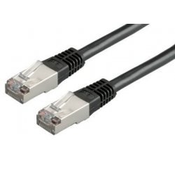 Cordon ROLINE S/FTP(PiMF) Cat6/Cl. E, noir, 1m