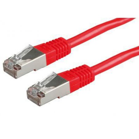 ROLINE S/FTP (PiMF) Patch Cord Cat.6, red 5.0m