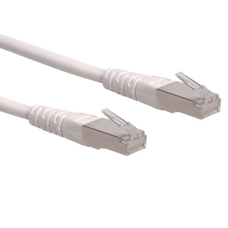 ROLINE Câble Patch S/FTP (PiMF) catégorie 6, blanc 5,0m