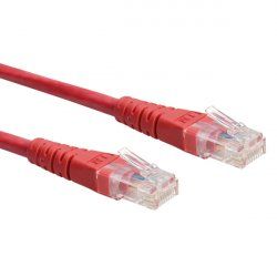 ROLINE Cordon Cat.6 UTP rouge 1,0m