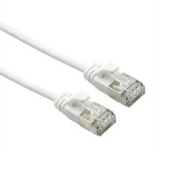Cordon ROLINE Data Center U/FTP Cat7 av. RJ45 500MHz/Cl.EA, LSOH, SLIM,blc,5m