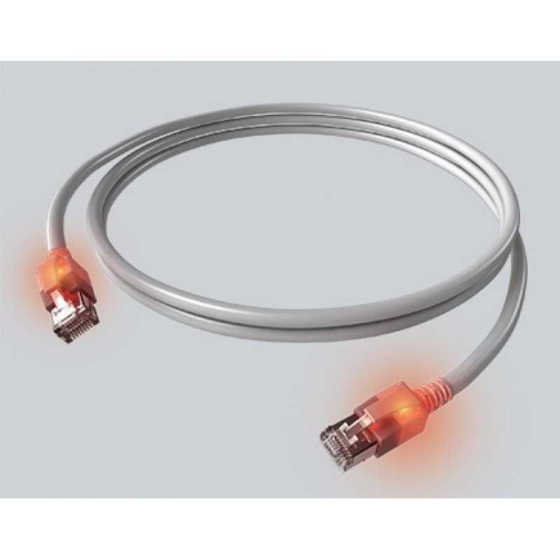 Cordon saCon Cat.6A S/FTP 2m gris