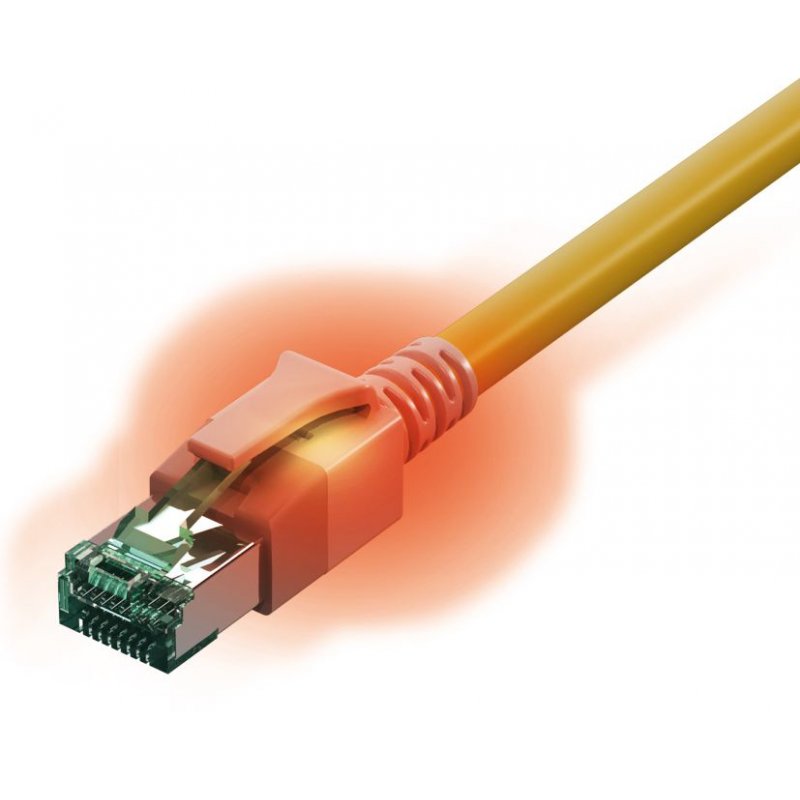 Cordon saCon Cat.6A S/FTP 7m jaune