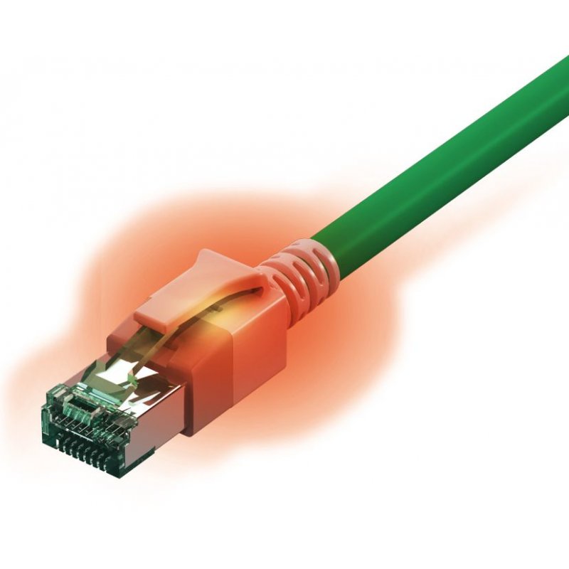 Cordon saCon Cat.6A S/FTP 3m vert