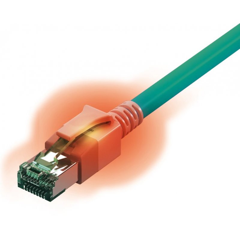Sacon 442626,300 câble de réseau Turquoise 3 m Cat6a S/FTP (S-STP)