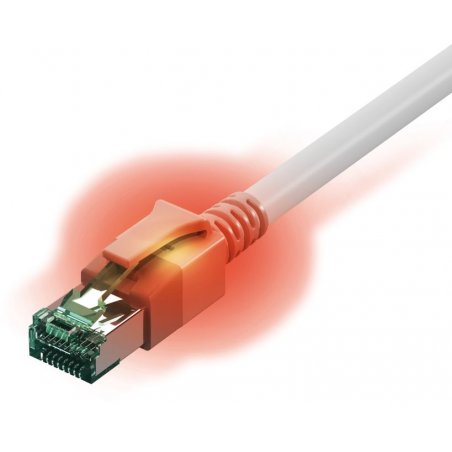 Sacon 442627,100 câble de réseau Blanc 1 m Cat6a S/FTP (S-STP)