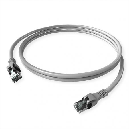 saCon PushPull S/FTP IP20 Cat.6 gris 2m