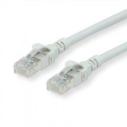 Cordon ROLINE UTP Cat6/CompLv, LSOH, gris, 7,5m
